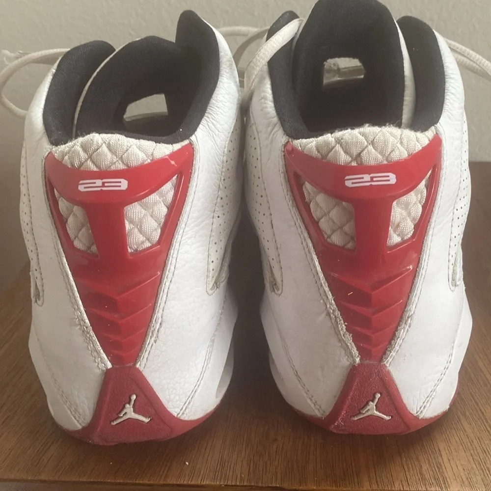 Nike Air Jordan B’Loyal White Red Black Basketball Shoes -No Insoles, Men’s 10.5